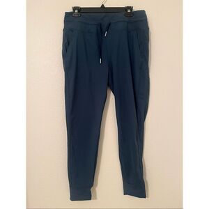 Halara Peacock Blue Joggers – Soft Stretch Pull-On Pants NEW NWT
